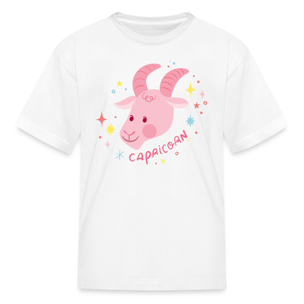 Kids' Pinky Capricorn T-Shirt - white