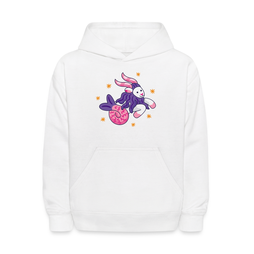 Kids' Zany Capricorn Hoodie - white