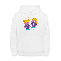 Thumbnail for Kids' Zany Gemini Hoodie - white