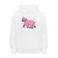 Thumbnail for Kids' Zany Taurus Hoodie - white