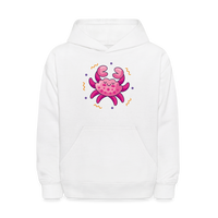 Thumbnail for Kids' Zany Cancer Hoodie - white