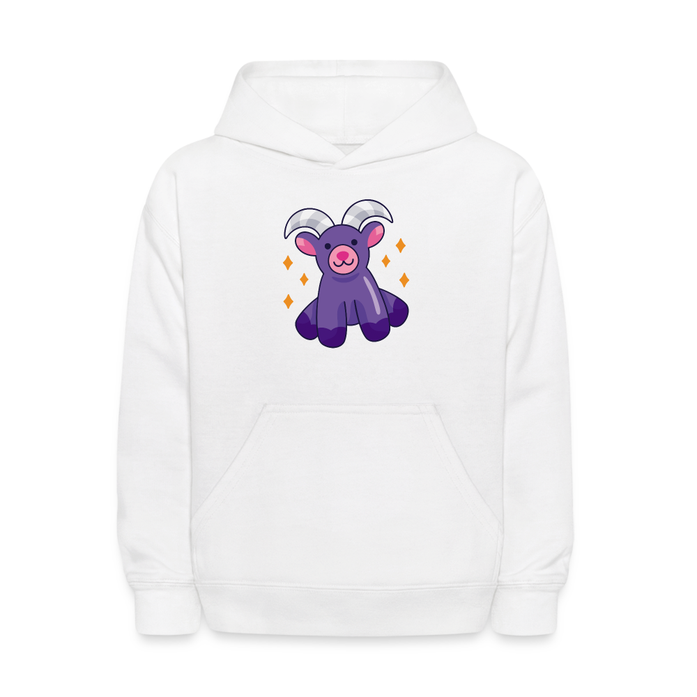 Kids' Zany Aries Hoodie - white