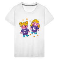 Thumbnail for Kids' Zany Gemini Premium T-Shirt - white