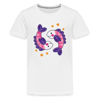 Thumbnail for Kids' Zany Pisces Premium T-Shirt - white