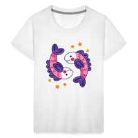 Thumbnail for Kids' Zany Pisces Premium T-Shirt - white