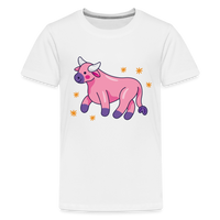 Thumbnail for Kids' Zany Taurus Premium T-Shirt - white