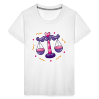 Thumbnail for Kids' Zany Libra Premium T-Shirt - white