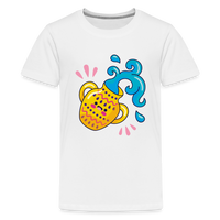 Thumbnail for Kids' Zany Aquarius Premium T-Shirt - white