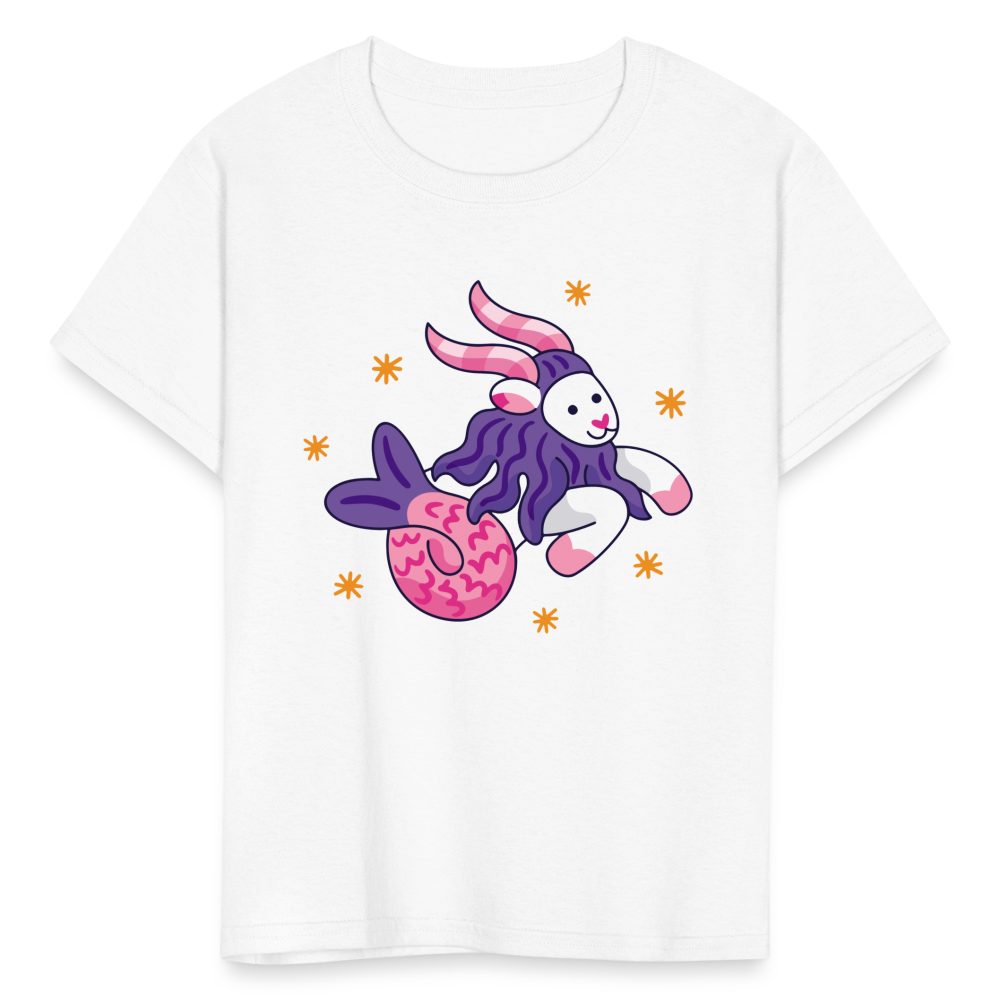 Kids' Zany Capricorn T-Shirt - white