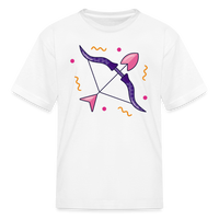 Thumbnail for Kids' Zany Sagittarius T-Shirt - white