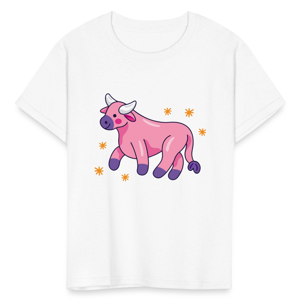 Kids' Zany Taurus T-Shirt - white