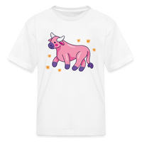 Thumbnail for Kids' Zany Taurus T-Shirt - white