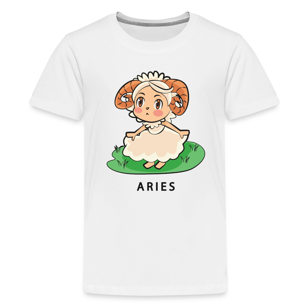 Kids' Sweet Astro Aries Premium T-Shirt - white