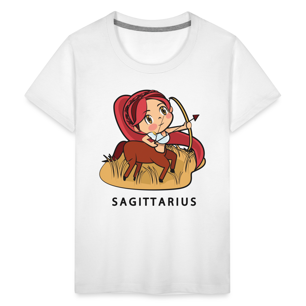Kids' Sweet Astro Sagittarius Premium T-Shirt - white