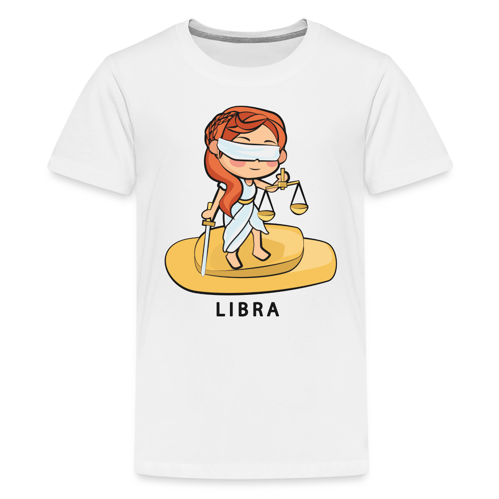 Kids' Sweet Astro Libra Premium T-Shirt - white