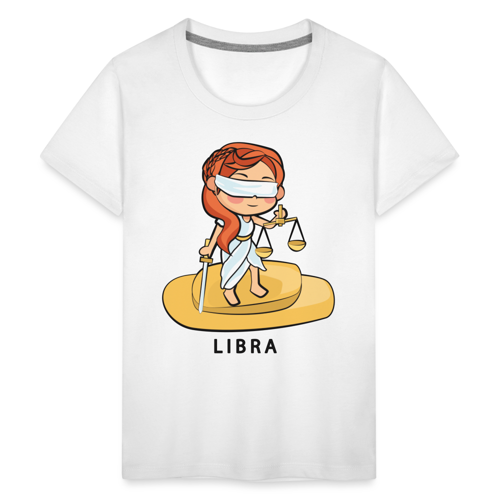 Kids' Sweet Astro Libra Premium T-Shirt - white