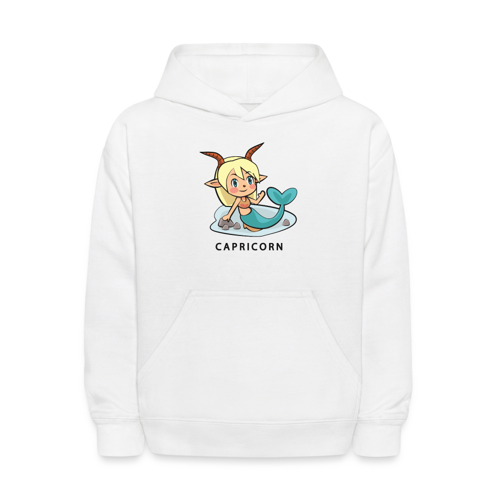 Kids' Sweet Astro Capricorn Hoodie - white