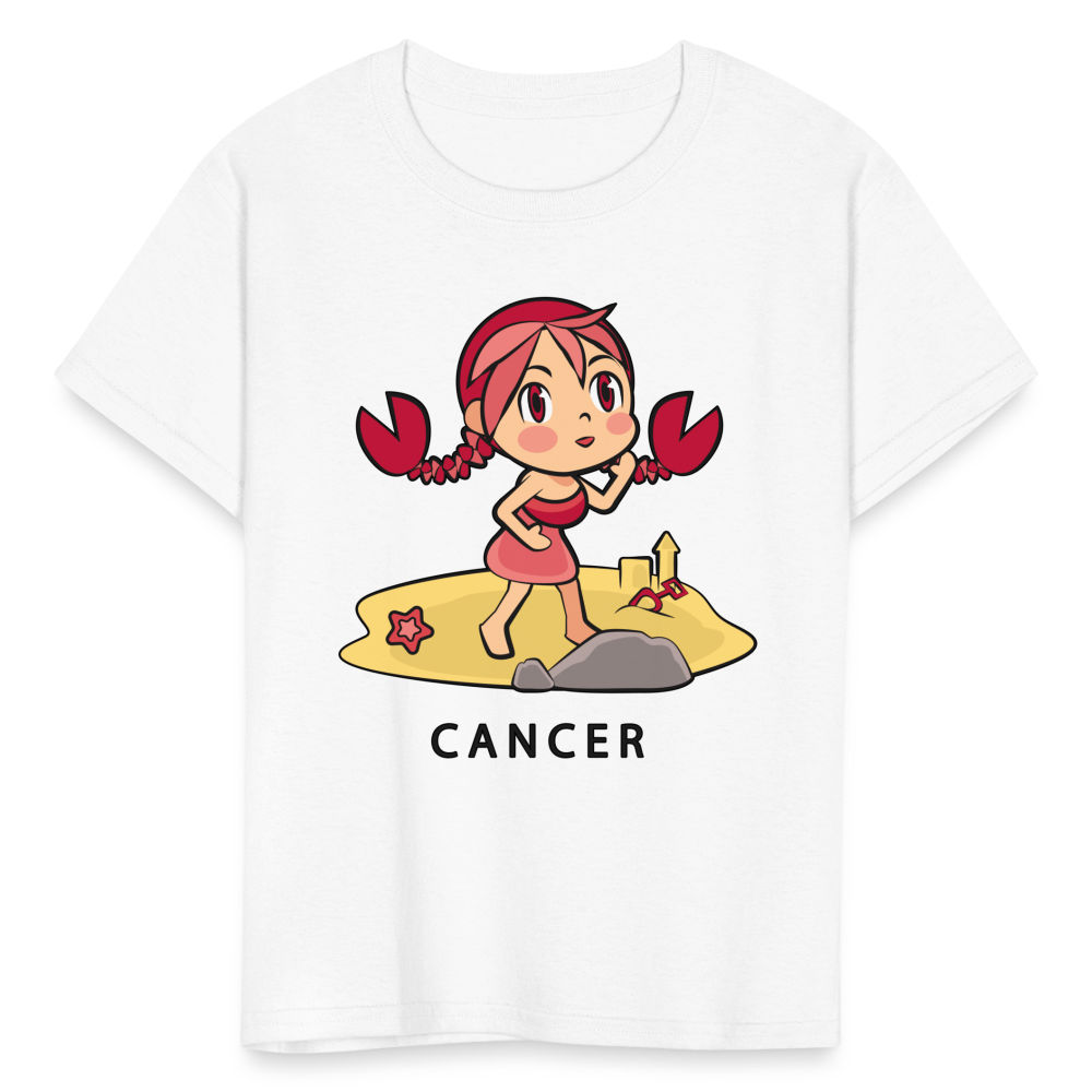 Kids' Sweet Astro Cancer T-Shirt - white