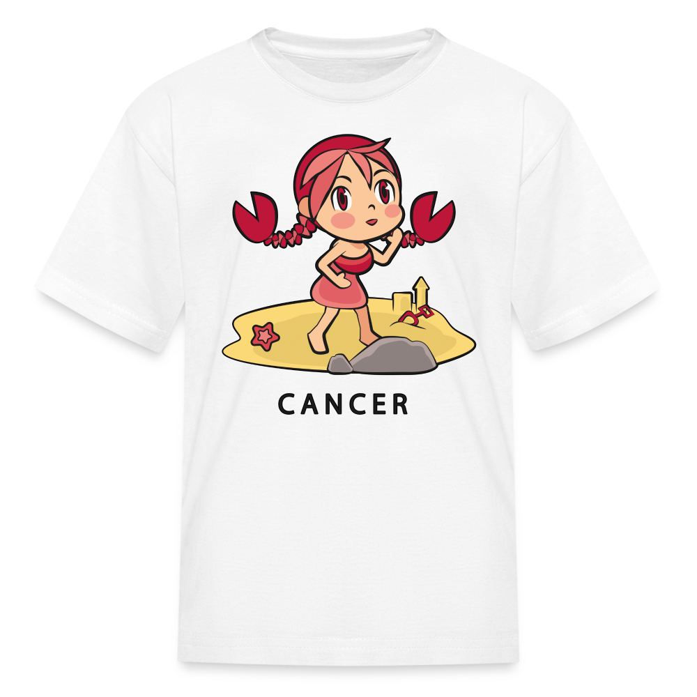 Kids' Sweet Astro Cancer T-Shirt - white