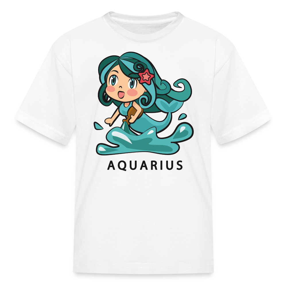 Kids' Sweet Astro Aquarius T-Shirt - white