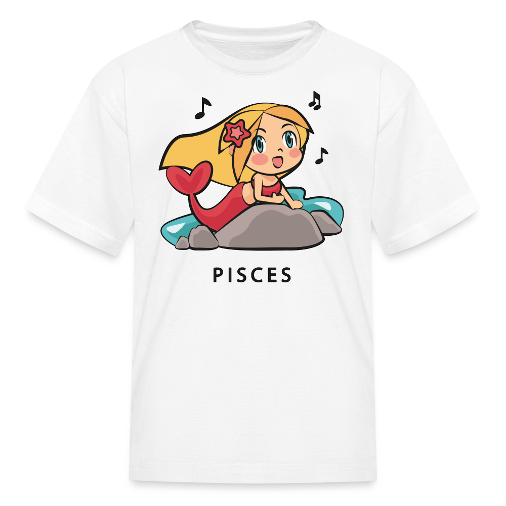 Kids' Sweet Astro Pisces T-Shirt - white