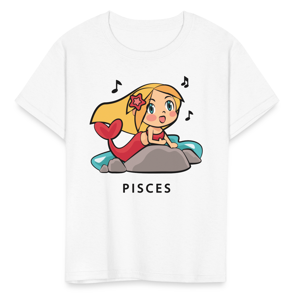 Kids' Sweet Astro Pisces T-Shirt - white