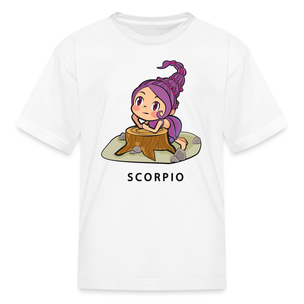 Kids' Sweet Astro Scorpio T-Shirt - white