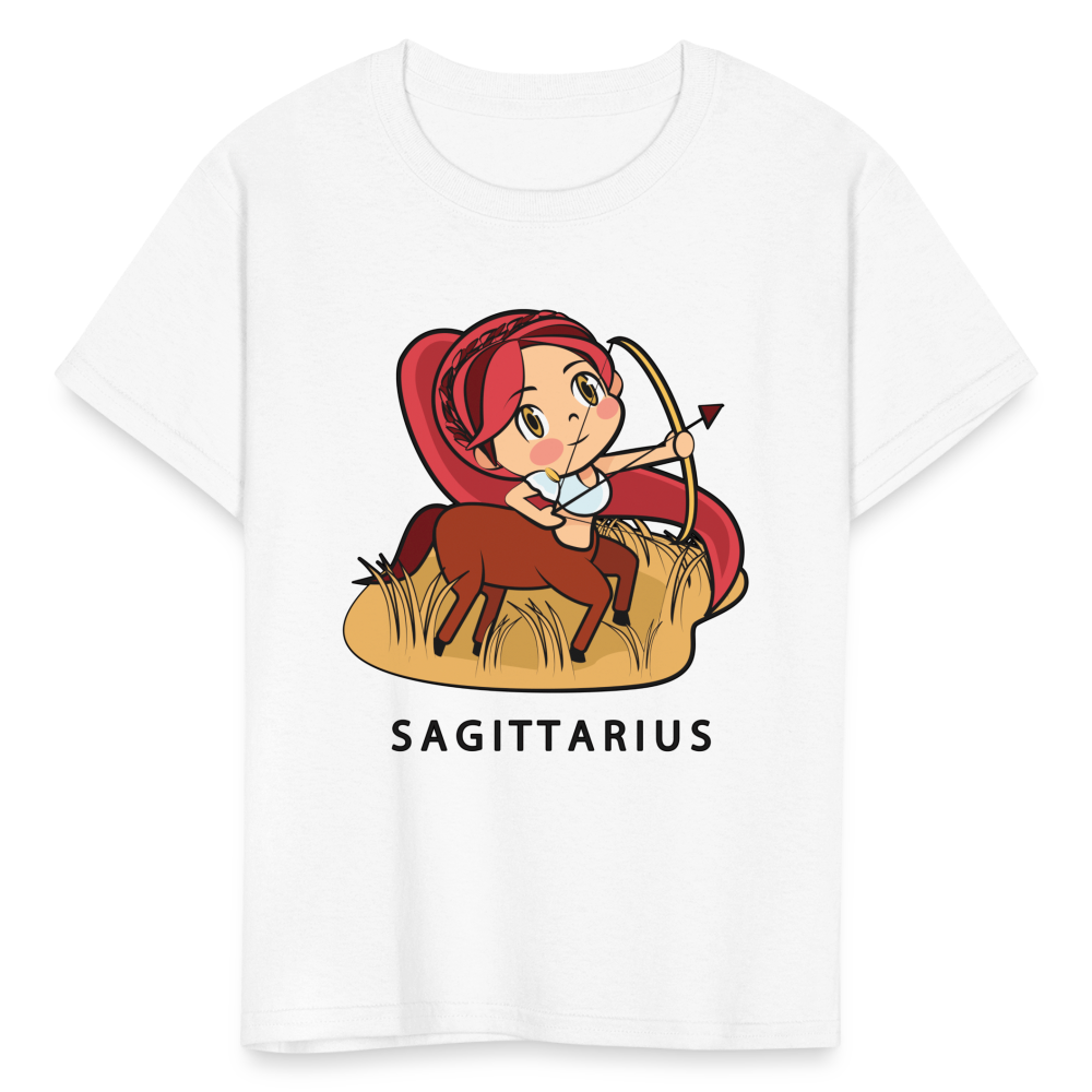 Kids' Sweet Astro Sagittarius T-Shirt - white