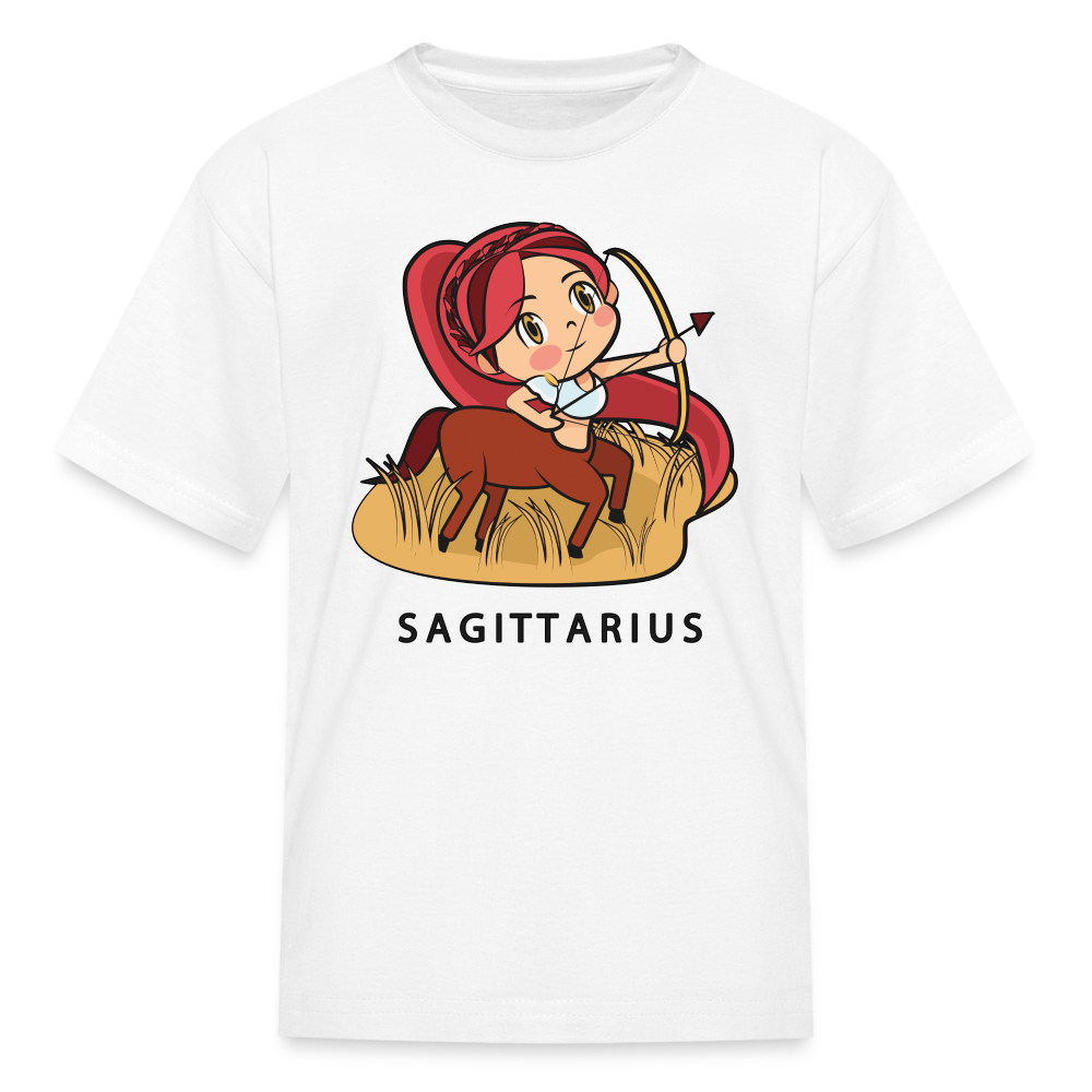 Kids' Sweet Astro Sagittarius T-Shirt - white