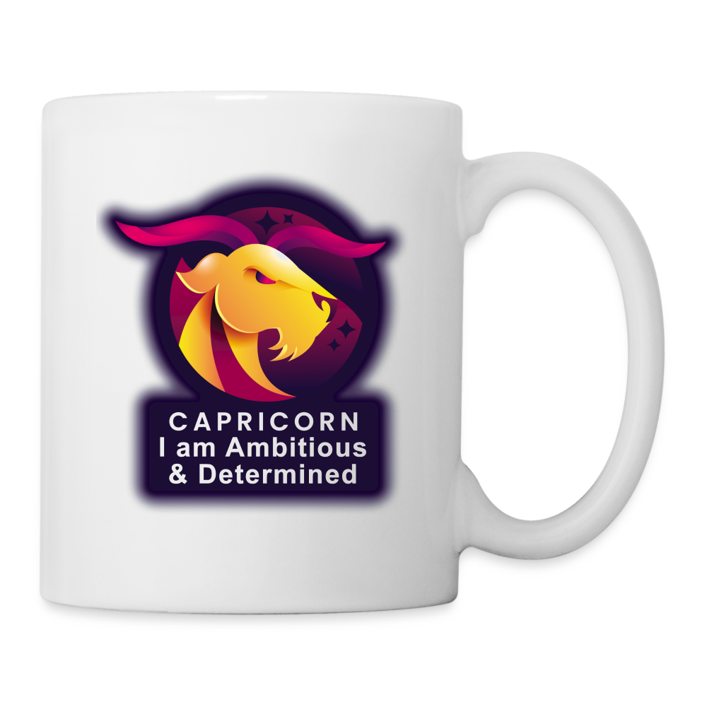 Glow Capricorn Coffee/Tea Mug - white