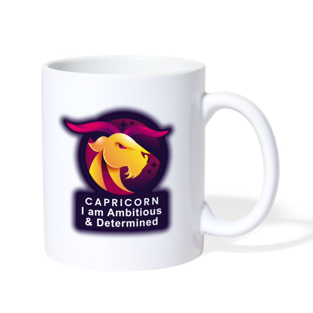 Glow Capricorn Coffee/Tea Mug - white