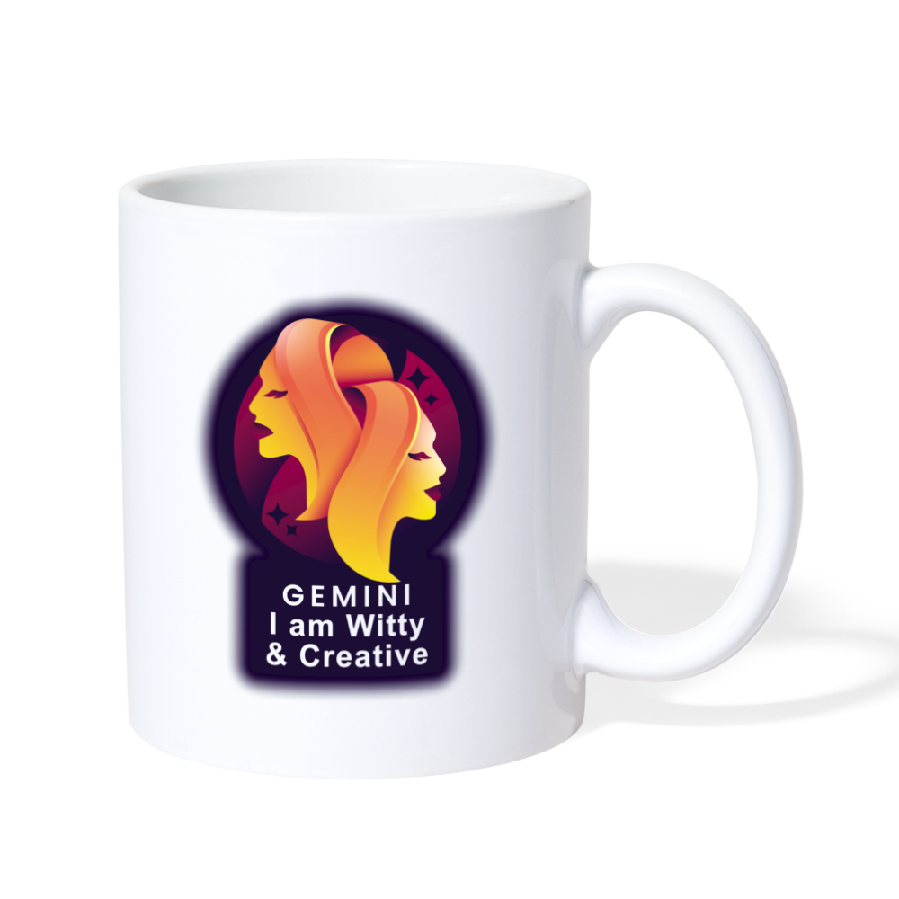 Glow Gemini Coffee/Tea Mug - white