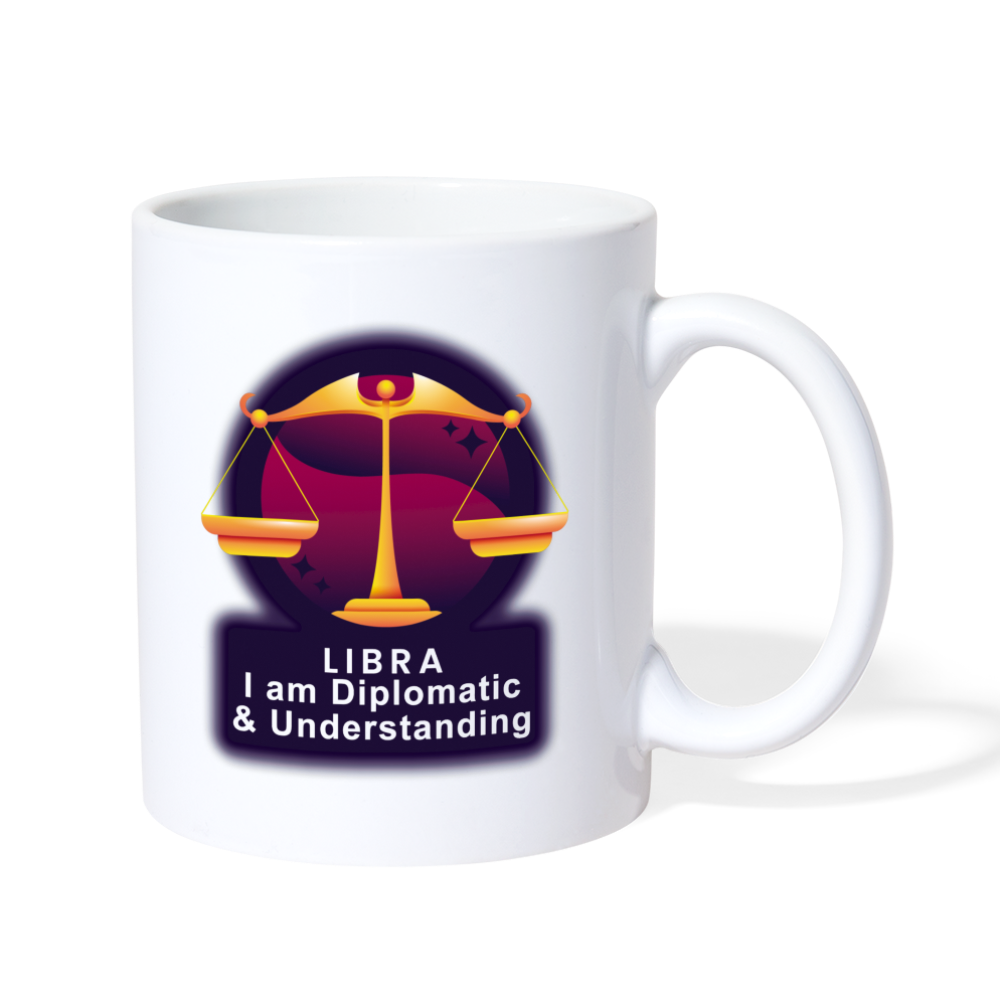 Glow Libra Coffee/Tea Mug - white