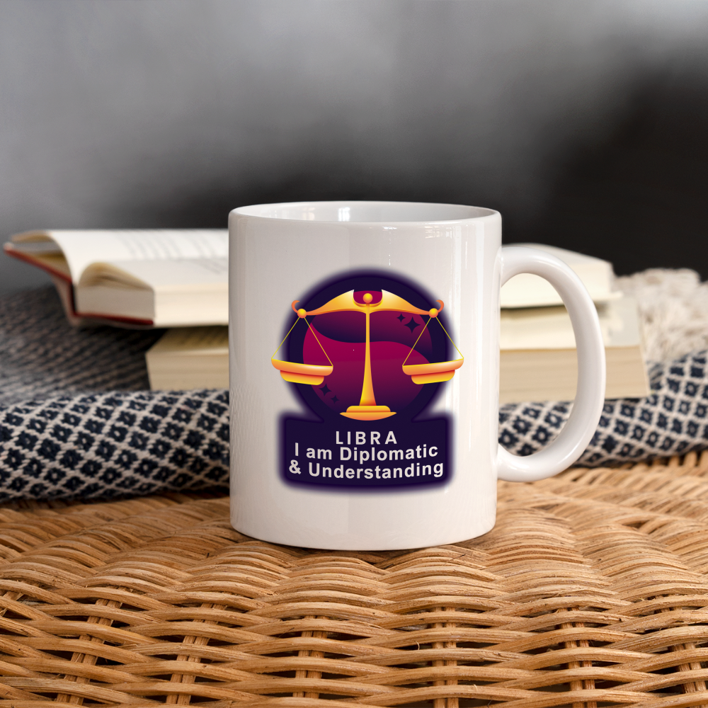 Glow Libra Coffee/Tea Mug - white