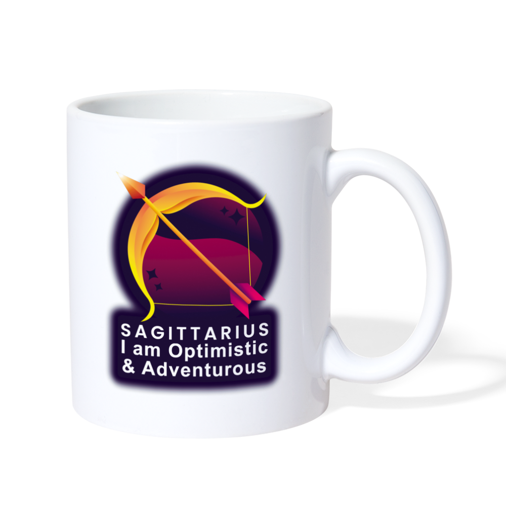 Glow Sagittarius Coffee/Tea Mug - white