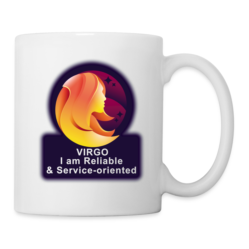 Glow Virgo Coffee/Tea Mug - white