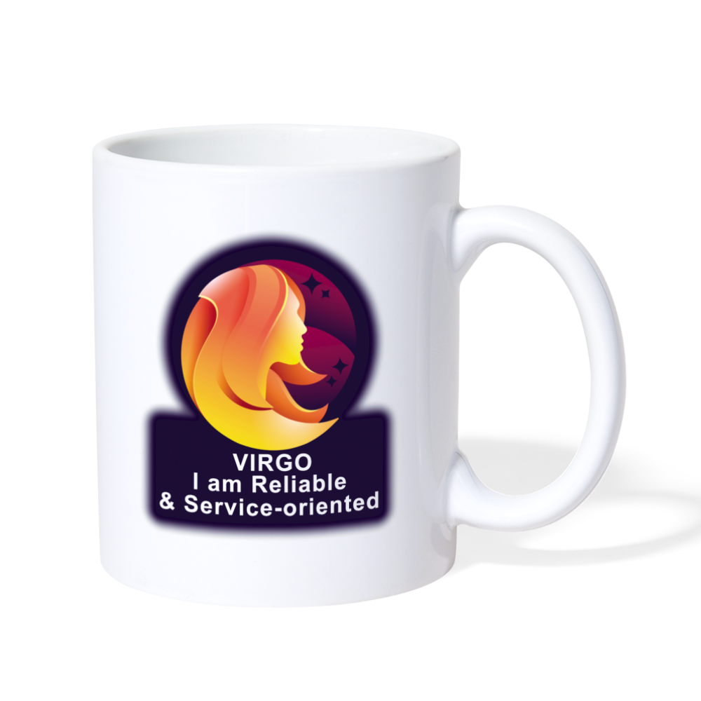 Glow Virgo Coffee/Tea Mug - white