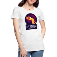 Thumbnail for Women’s Glow Aquarius Premium T-Shirt - white