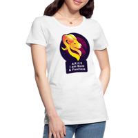 Thumbnail for Women’s Glow Aries Premium T-Shirt - white