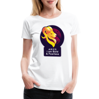 Thumbnail for Women’s Glow Aries Premium T-Shirt - white