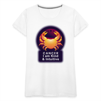 Thumbnail for Women’s Glow Cancer Premium T-Shirt - white