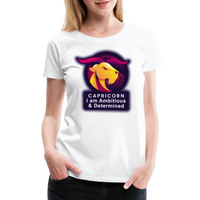 Thumbnail for Women’s Glow Capricorn Premium T-Shirt - white