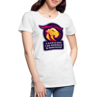 Thumbnail for Women’s Glow Capricorn Premium T-Shirt - white