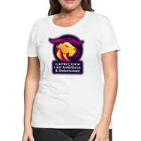 Thumbnail for Women’s Glow Capricorn Premium T-Shirt - white