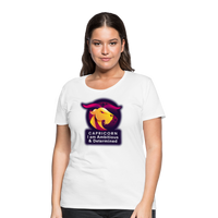 Thumbnail for Women’s Glow Capricorn Premium T-Shirt - white