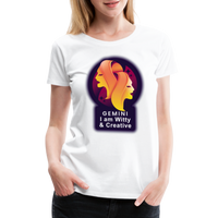 Thumbnail for Women’s Glow Gemini Premium T-Shirt - white