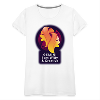 Thumbnail for Women’s Glow Gemini Premium T-Shirt - white