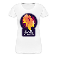 Thumbnail for Women’s Glow Gemini Premium T-Shirt - white