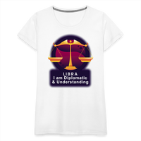 Thumbnail for Women’s Glow Libra Premium T-Shirt - white