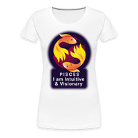 Thumbnail for Women’s Glow Pisces Premium T-Shirt - white